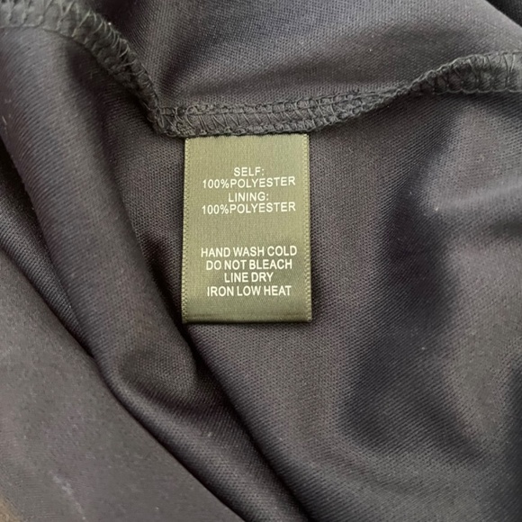 Lulus Floral Navy Blue Beautiful Wrap Dress Sz Small - Picture 8 of 10